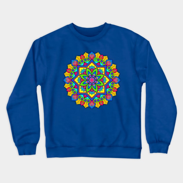 Beautiful Mandala Crewneck Sweatshirt by AlondraHanley